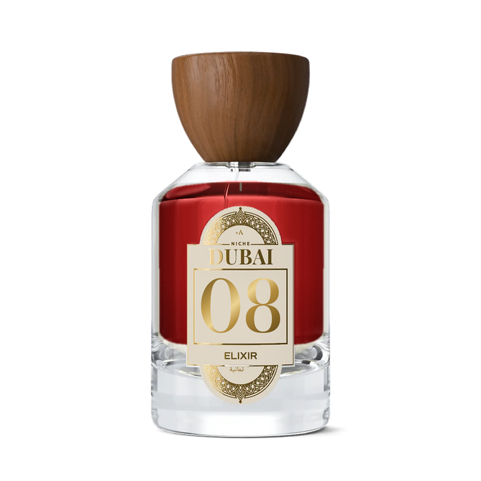 Niche Dubai 08 Elixir perfume bottle – black cherry vanilla Dubai niche perfume for layering